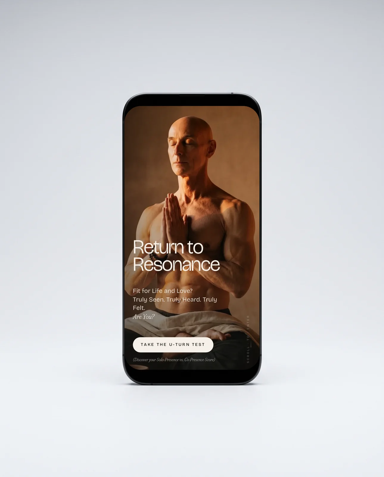Awear of Love — the site on an iPhone