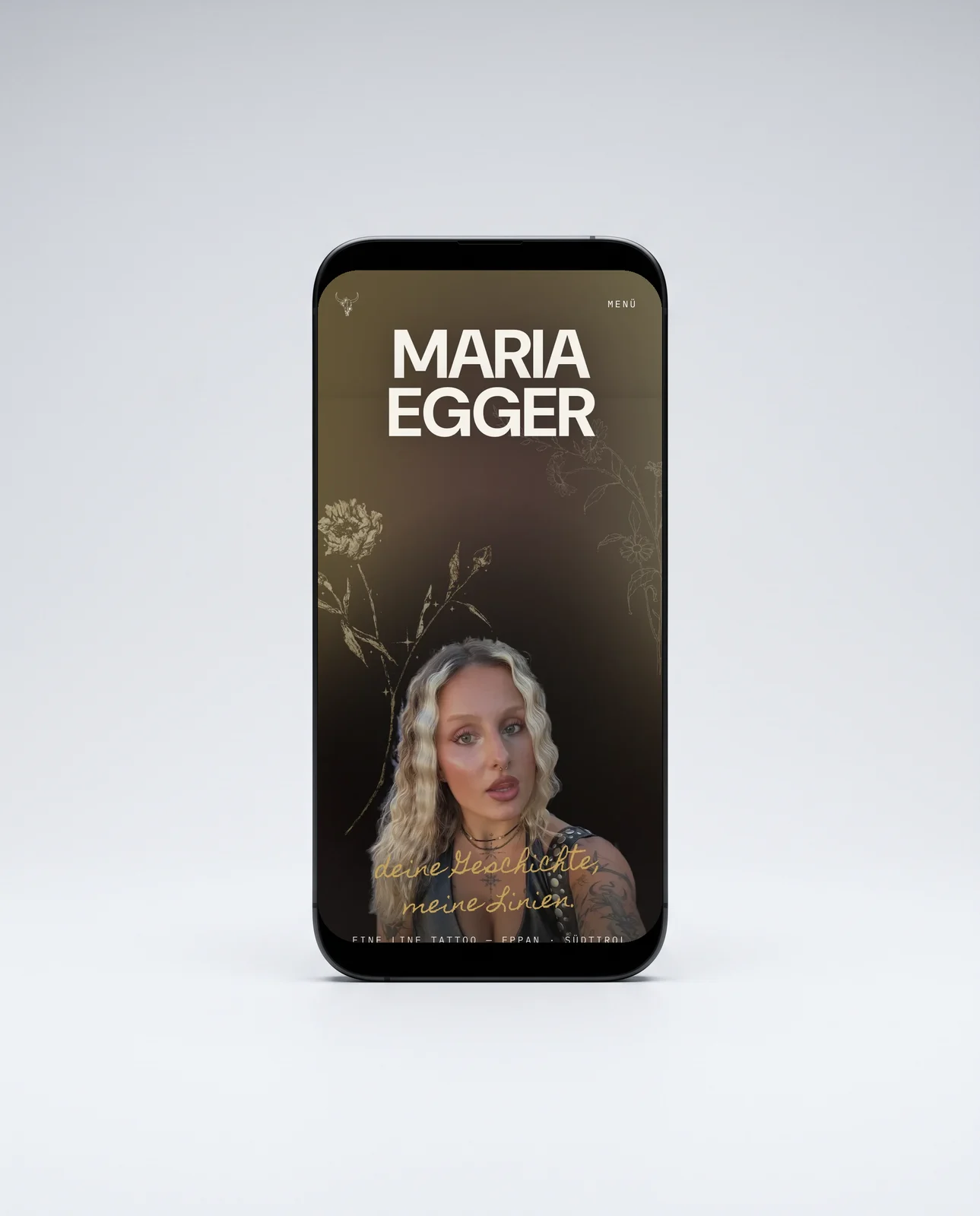 Mary Poppinks — the site on an iPhone